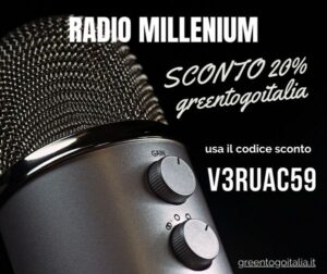 greentogoitalia promozione radio millenium